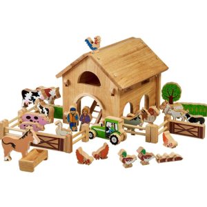 LANKA KADE DELUXE NATURAL FARM WITH BARN  TRACTOR & 34 COLOU