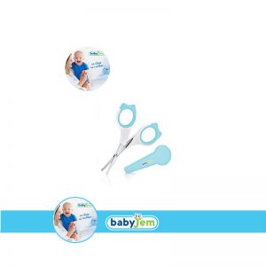 BABYJEM 520  NAIL SCISSORS BLUE