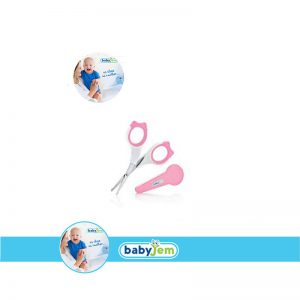 BABYJEM 576  NAIL SCISSORS PINK