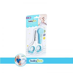 BABYJEM 576  NAIL SCISSORS BLUE