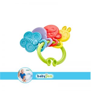BABYJEM 644 RATTLE TEETHER GREEN