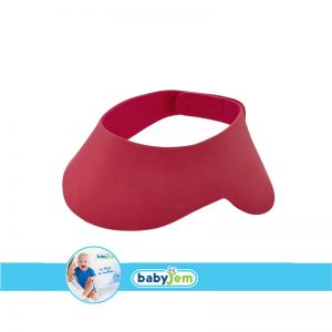 BABYJEM 601  BATH CAP PINK RED NEW