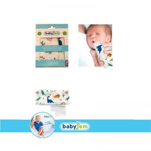 BABYJEM 377 MUSLIN  WIPES 4 PCS DINO