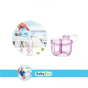 BABYJEM 496 MILK POWDER FOOD CONTAINER PINK