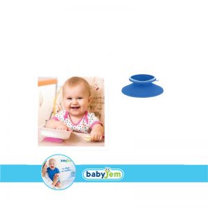 BABYJEM 528 NON SLIP VACUUM PLATE BASE BLUE