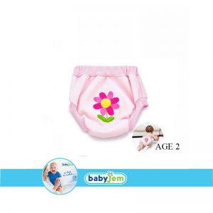 BABYJEM 244 SOFT TRAINING UNDERWARE PINK AGE 2