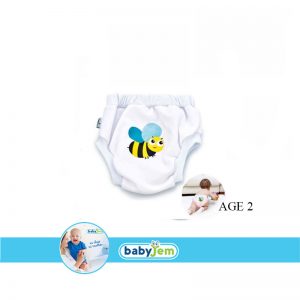 BABYJEM 244 SOFT TRAINING UNDERWARE WHITE AGE 2