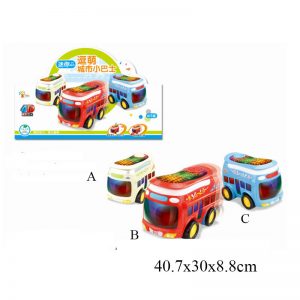 FRICTION BUS  W LIGHT & MUSIC