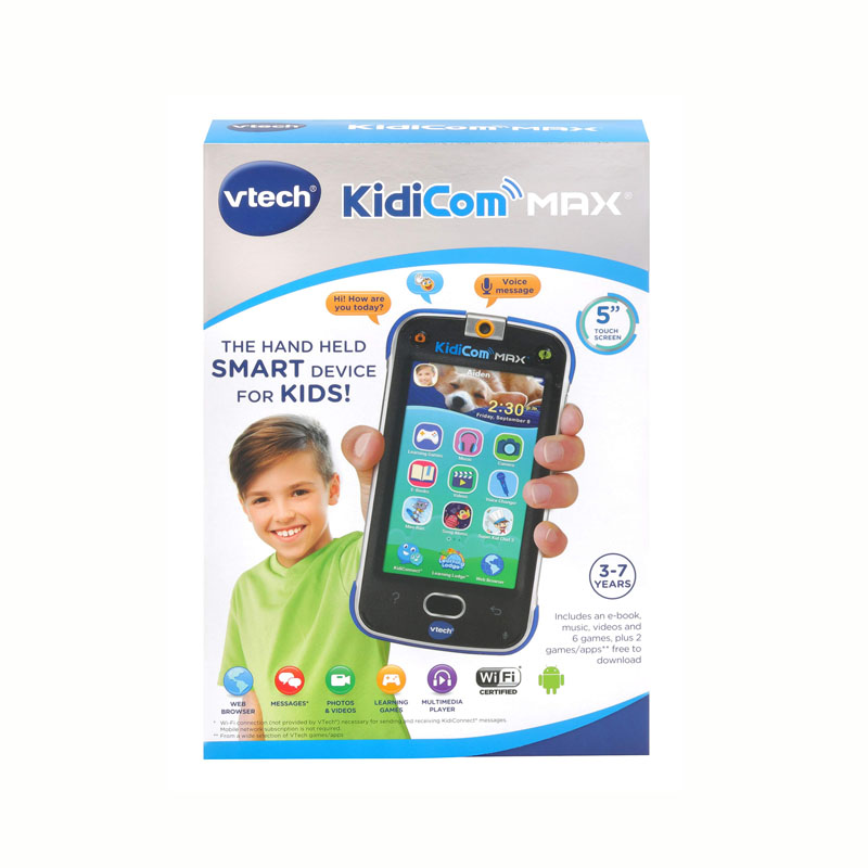 KidiCom Max VTECH Téléphone portable bleu. - VTech
