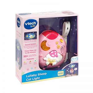 VTECH LULLABY SHEEP COT LIGHT PINK