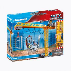 PLAYMOBIL RC CRANE WITH BUILDING SECTION