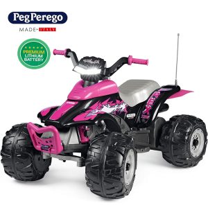 PEG PEREGO CORRAL T-REX 330W PINK - 12V BATTERY