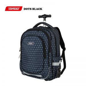 TARGET BACKPACK TROLLEY DOTS BLACK
