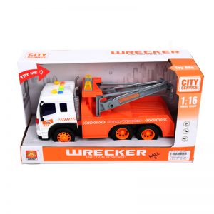 FRICTION TOWING TRUCK W MUSIC & LIGHT
