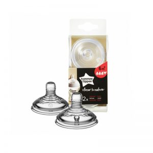 TOMMEE TIPPEE TEATS THICKER FEED X2 6M+