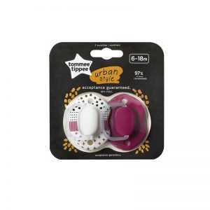 TOMMEE TIPPEE URBAN SOOTHER 6-18X2 GIRLS