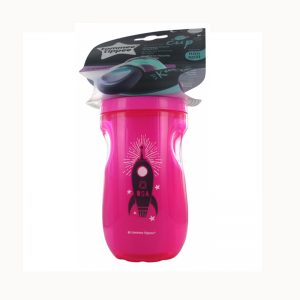 TOMMEE TIPPEE INSULATED DRINKING CUP 260ML GIRL 12M+