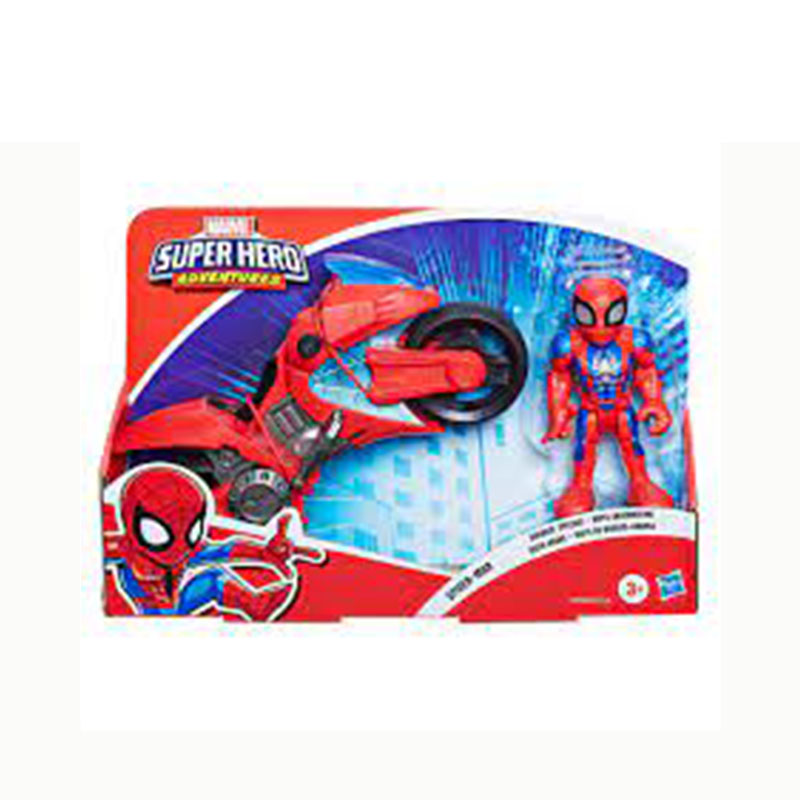 Playskool Heroes Sha Mega Mini Motorcycle Spiderman