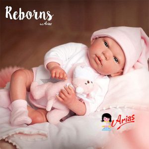 ARIAS REBORN 40 CM GALA BLANKET AND STUFFED ANIMAL