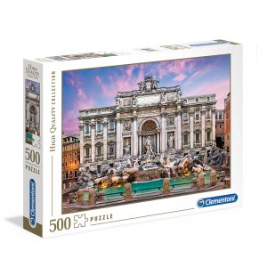 CLEMENTONI PUZZLE BY 500 PIECES TREVI FOUNTAIN