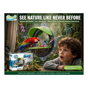 SCIENCE & ADVENTURE MY LIVING WORLD WINDOW BIRD FEEDER