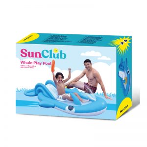 SUN CLUB WHALE PLAY POOL 210X130CM