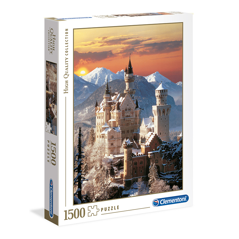 Puzzle Clementoni 1500 Pièces – Le Mont Saint-Michel – 59,2 X 84,3 Cm – Pour Adultes