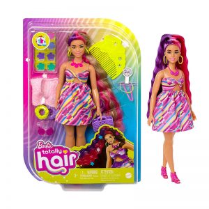 BARBIE TOTALLY HAIR FLOWER THEMED DOLL