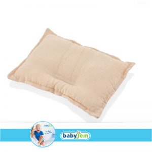 762 BABYJEM MUSLIN BABY PILLOW ECRU