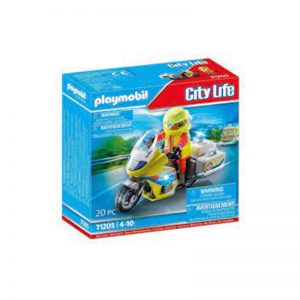RESCUE MOTORCYCLE WITH FLASHING LIGHT