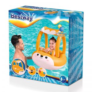 BESTWAY 94X66CM FRIENDLY FOX SHADED BABY FLOAT