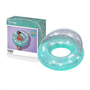 BESTWAY 1.17MX1.17M GLITTER DREAM SWIM TUBE