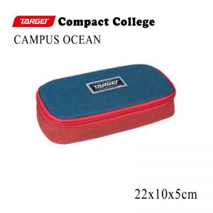 TARGET PENCIL CASE COMPACT CAMPUS OCEAN