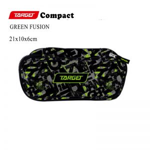 TARGET PENCIL CASE COMPACT GREEN FUSION