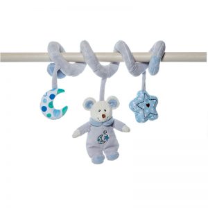 ARTE SAVI - BABY MOUSE SPIRAL 32CM BLUE