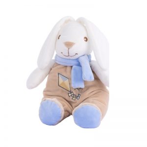 ARTE SAVI - BABY RABBIT RATTLE 28CM BLUE