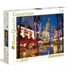 CLEMENTONI PUZZLE BY 1500 PIECES  MONTMARTRE PARIS