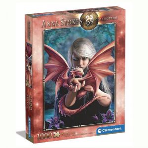 CLEMENTONI PUZZLE BY 1000 PIECES ANNE STOKES COLLECTION DRAGONKIN