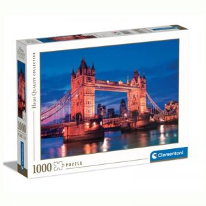 CLEMENTONI PUZZLE BY 1000 PIECES LONDON TOWER BRIDGE BY NIGHT