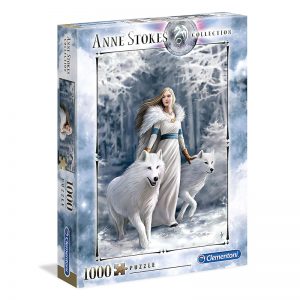 CLEMENTONI PUZZLE BY 1000 PIECES ANNE STOKES COLLECTION WINTER GUARDIANS
