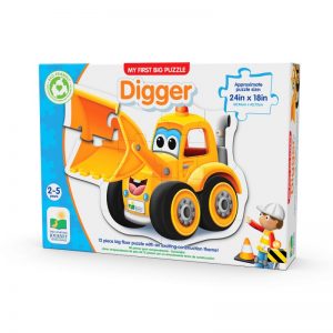 THE LEARNING JOURNEY MY FIRST BIG PUZZLE MY FIRST BIG VEHICLE FLOOR PUZZLE - DIGGER
