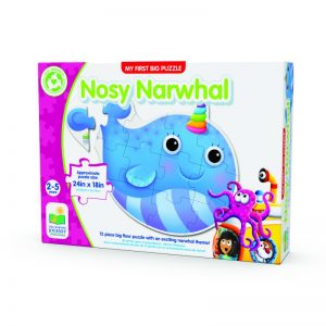 THE LEARNING JOURNEY MY FIRST BIG FLOOR PUZZLE - NOSY NARWHAL