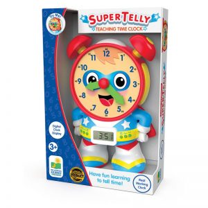 THE LEARNING JOURNEY ELECTRONIC LEARNING SUPER TELLY TEACHING TIME CLOCK (PRIMARY)