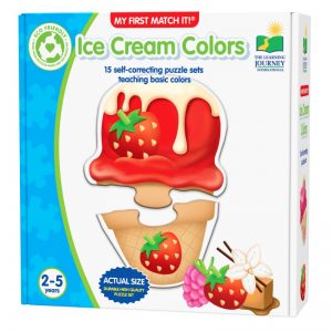 THE LEARNING JOURNEY MY FIRST MATCH IT - ICE CREAM COLORS (NEW)