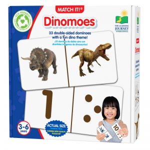 THE LEARNING JOURNEY MATCH IT - DOMINOES - DINOMOES (NEW)