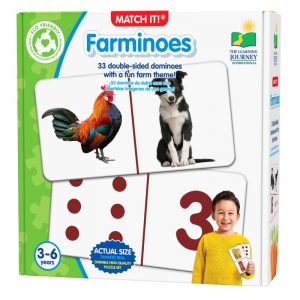 THE LEARNING JOURNEY MATCH IT - DOMINOES - FARMINOES (NEW)