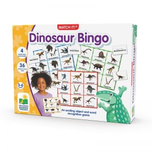 THE LEARNING JOURNEY MATCH IT BINGO - DINOSAURS
