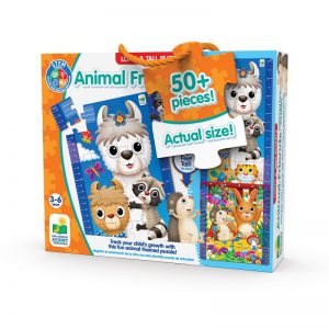 THE LEARNING JOURNEY LONG & TALL PUZZLE - ANIMAL FRIENDS GROWTH CHART