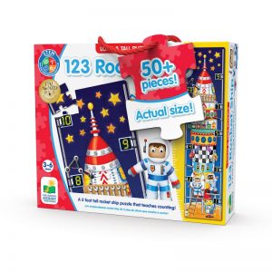 THE LEARNING JOURNEY LONG & TALL PUZZLE - 123 ROCKETSHIP