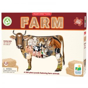 THE LEARNING JOURNEY WILDLIFE WORLD PUZZLE - FARM PUZZLE (200PCS) (NEW)